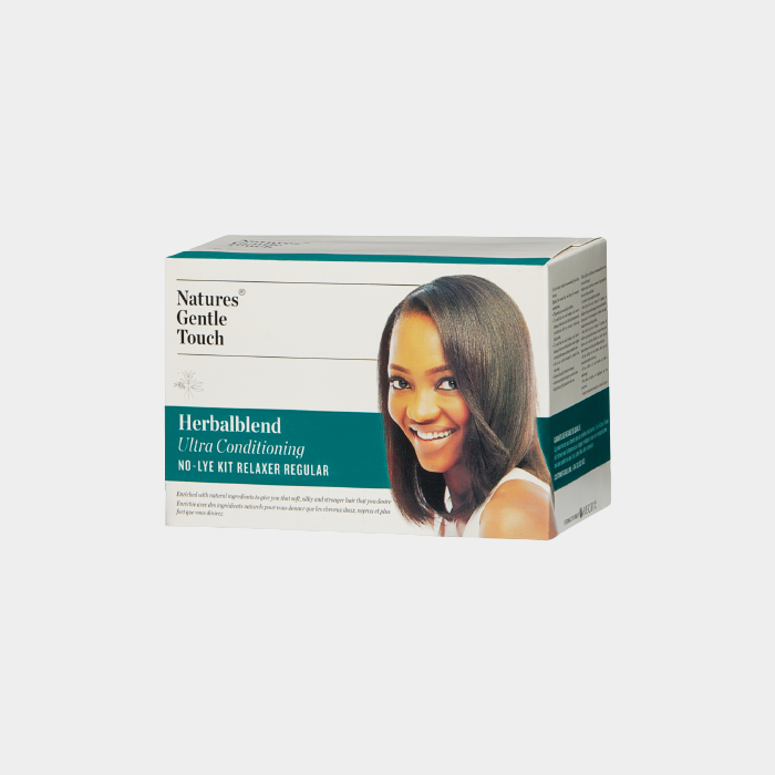 Herbalblend Ultra Conditioning No-Lye Kit Relaxer (Regular) | Natures  Gentle Touch